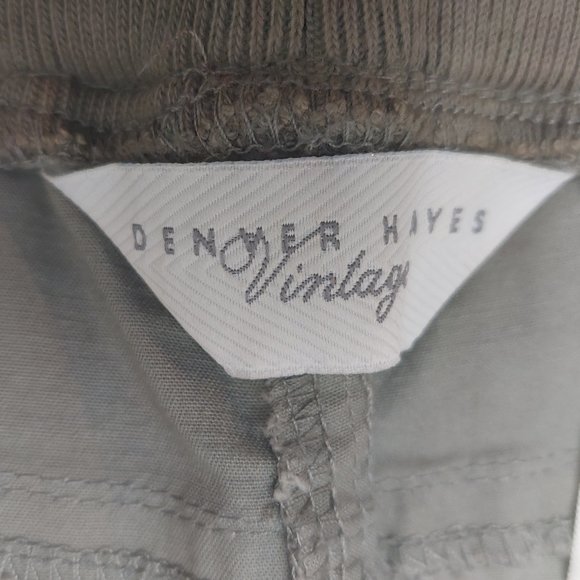 Denver Hayes Women's Skirt Army Green Floral Drawstring Waist Size Large - Picture 7 of 9